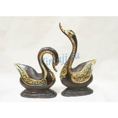 Набор статуэток "Неразлучные лебеди"