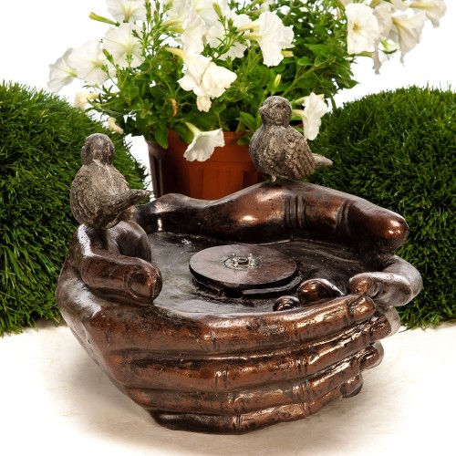 Декоративный фонтан "Вода в ладонях" 