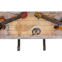 Вешалка с крючками "Две гитары"