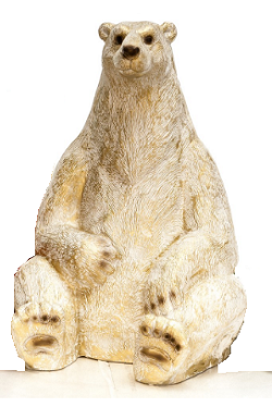 Декоративная садовая фигурка "Полярный медведь"