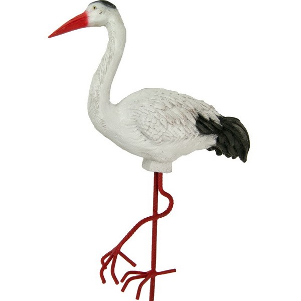 Декоративная садовая фигурка "Длинноногий журавль" Декоративная садовая фигурка "Длинноногий журавль"