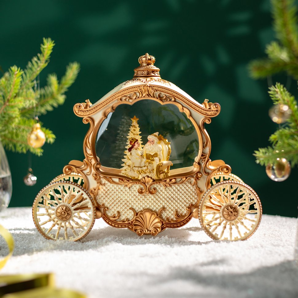 Музыкальная Статуэтка "Каретка" с Led-подсветкой 26х11,5х21,5 см Музыкальная Статуэтка "Каретка" с Led-подсветкой 26х11,5х21,5 см
