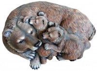 Декоративная фигурка "Медведица с медвежатами"