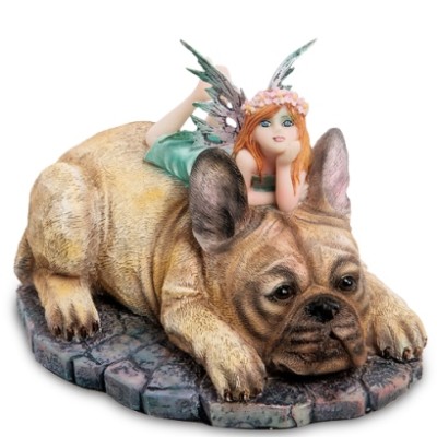 Статуэтка "Фея с бульдожкой"  