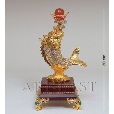 J-26-619(1) Фигура "Рыба с чашей" белая