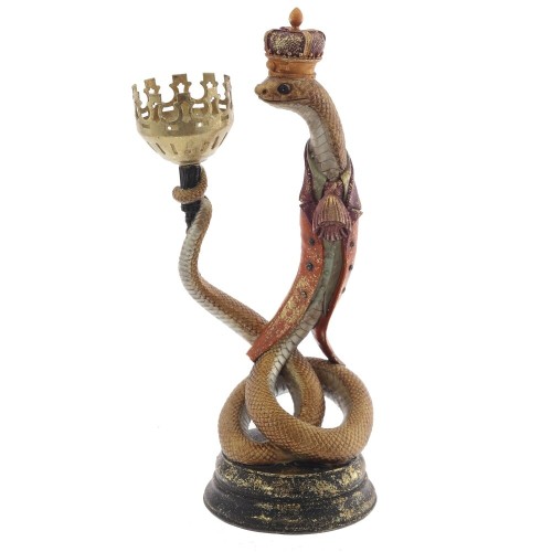 Подсвечник "Змея", L13 W10,5 H30 см Подсвечник "Змея", L13 W10,5 H30 см