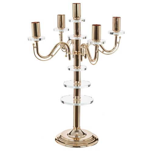 Подсвечник для 5-ти свечей, L37 W37 H50,5 см