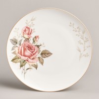 Набор закусочных тарелок из 2-х штук "КОРЕЙСКАЯ РОЗА" 20,5 см. 