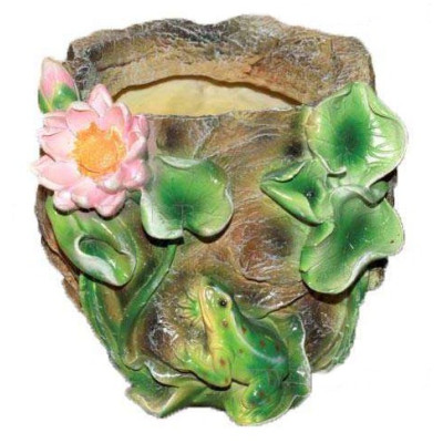 Кашпо декоративное "Лотос на камне"