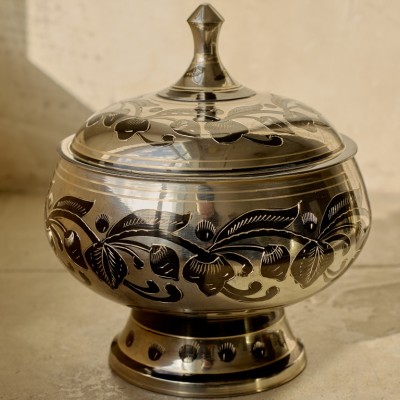 Шкатулка латунь резная DOUBLE STELL h-18 см