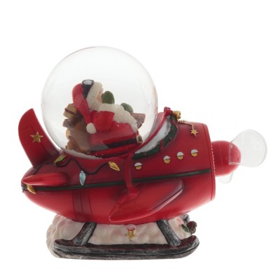 Фигурка декор в стекл шаре "Дед Мороз" (движ с подсвет, ААх2 н/п), D8 см, L15 W12 H14 см Фигурка декор в стекл шаре "Дед Мороз" (движ с подсвет, ААх2 н/п), D8 см, L15 W12 H14 см