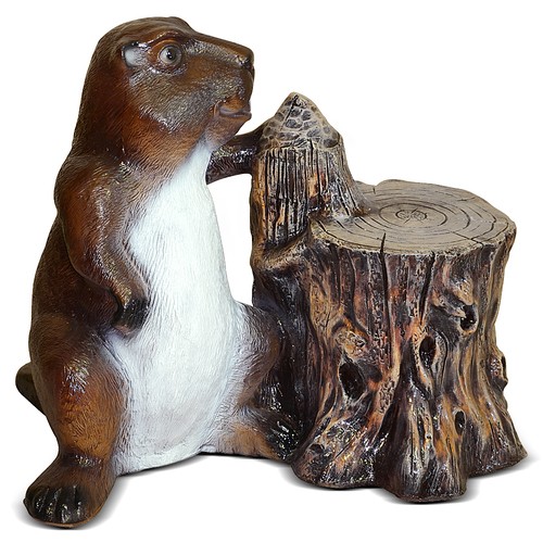 Декоративная садовая фигурка "Речной бобр"