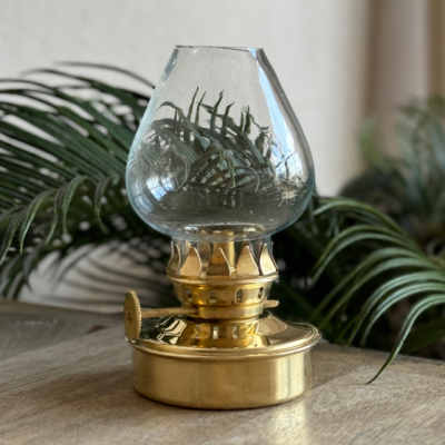 Лампа масляная со стеклянной колбой