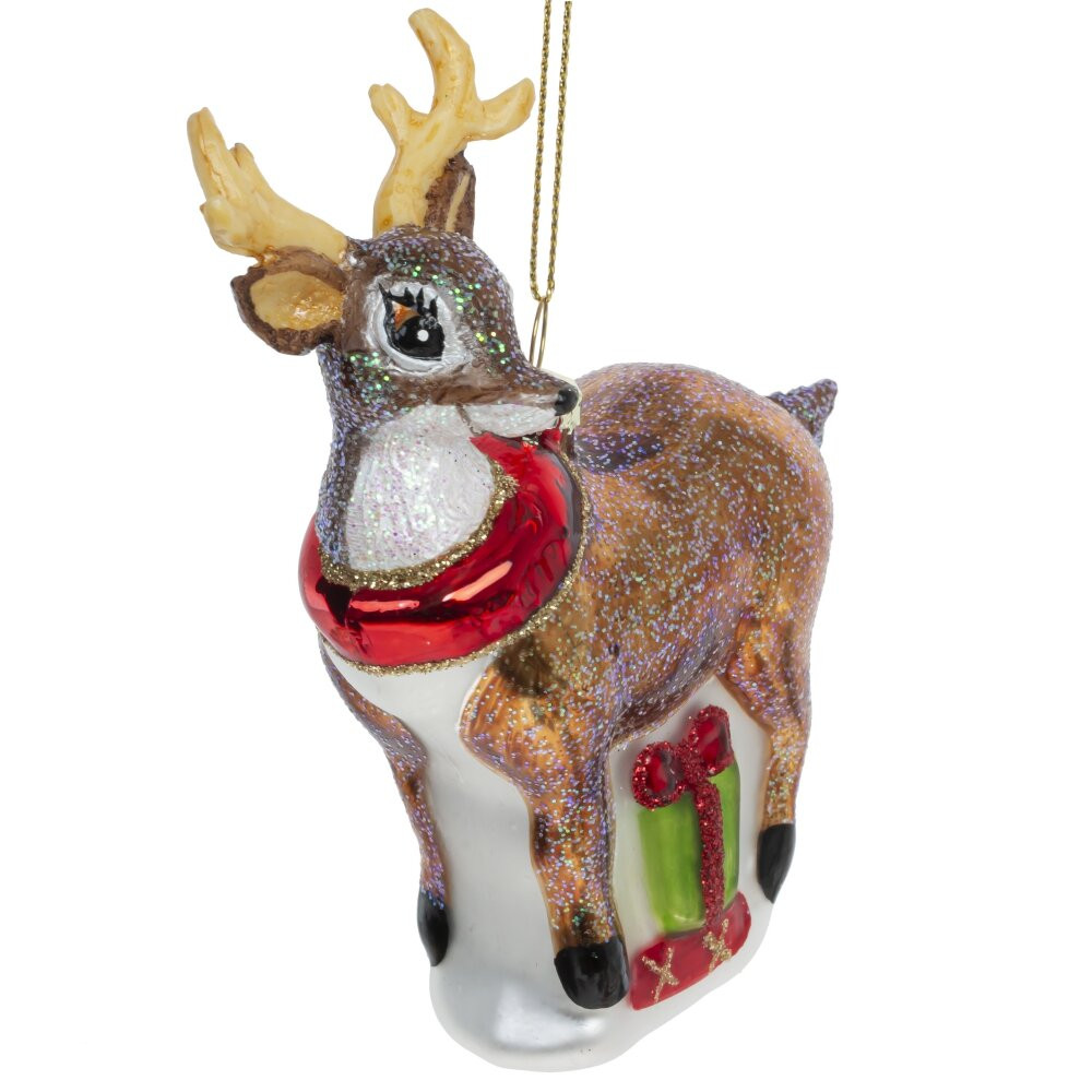 Украшение новогоднее "Олень" , L10 W4,5 H13 см