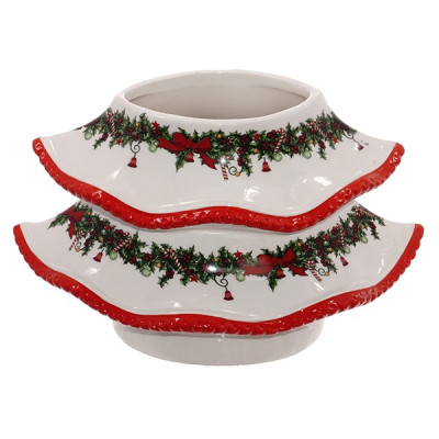 Конфетница "Елка", 1, 1350 мл, L25 W16 H29 см