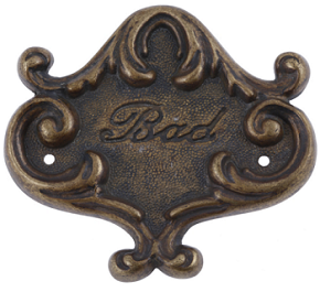 Табличка на дверь "Bad"