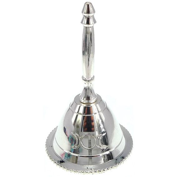 Колокольчик с символом Тройной Луны 7,5см, D44мм металл