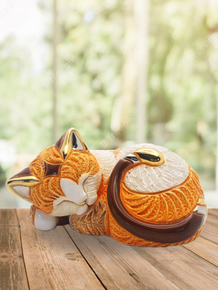 Статуэтка  Кошка спящая