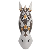 Настенная маска "Зебра - талисман удачи "