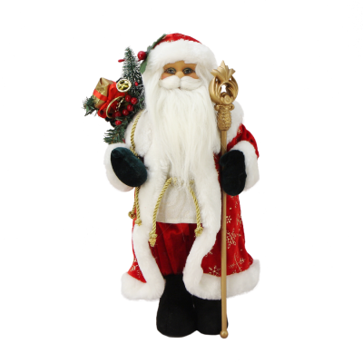 Кукла Дед Мороз с посохом