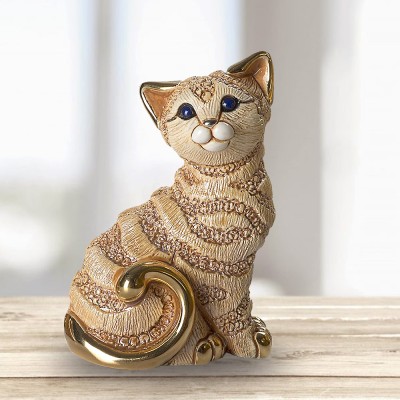 Статуэтка керамическая Рыжий Кот Статуэтка керамическая Рыжий Кот