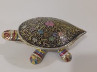 Шкатулка 'Черепаха', латунь резная 16 см