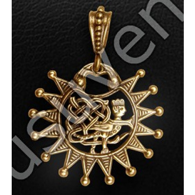 Подвеска "Райская птица Сирин"