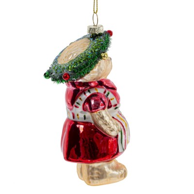 Украшение новогоднее "Медвежонок", L6,5 W6 H14 см