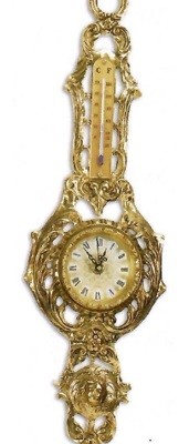 Часы с термометром "Libie"  