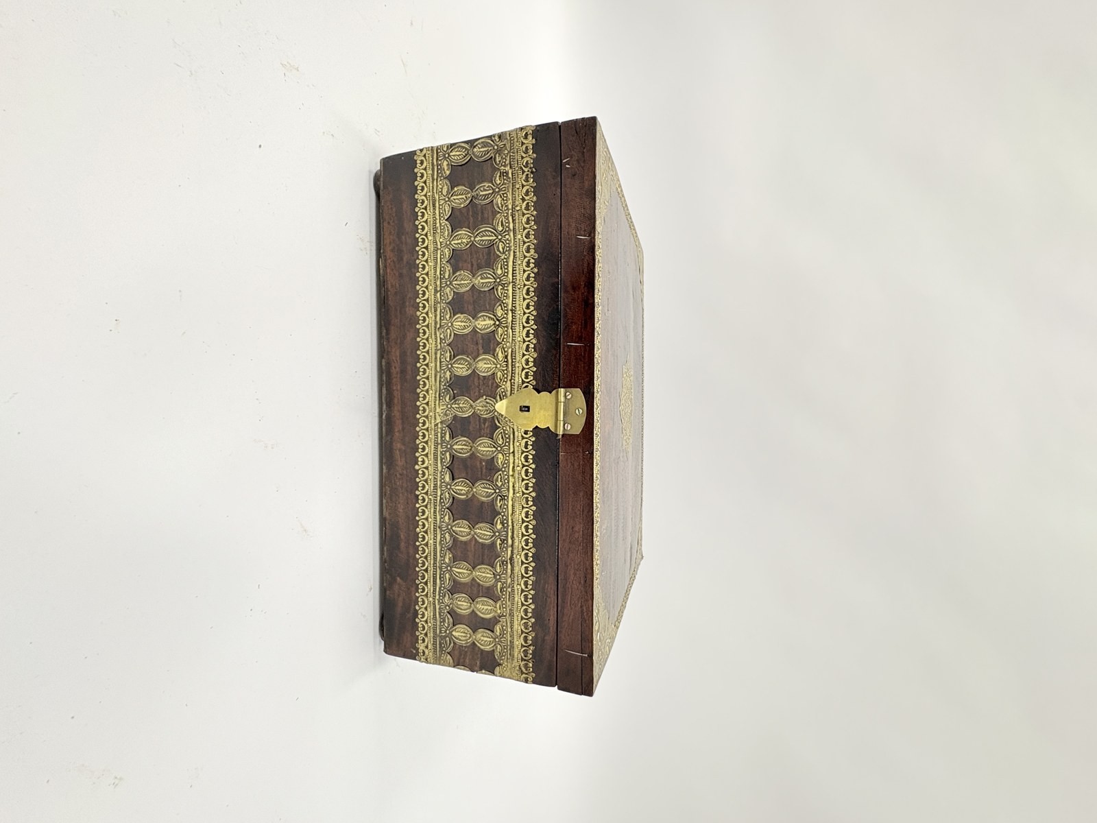 Набор шкатулок, дерево и латунь, 50×36×26 см