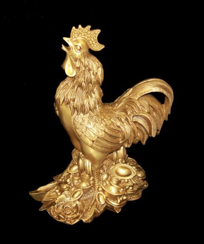 Интерьерная статуэтка "Петух - Хранитель Богатства"            