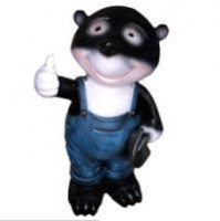 Декоративная садовая фигурка "Крот в саду"           