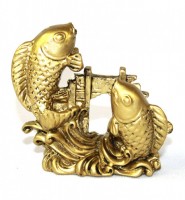 Интерьерная статуэтка "Золотые карпы" 2 шт.