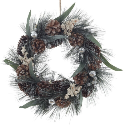 Изделие декоративное "Венок", L34 W7 H34 см