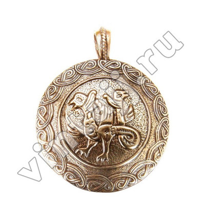 Подвеска "Сказочный двуглавый грифон""