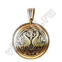 Подвеска "Голуби у Древа Жизни"