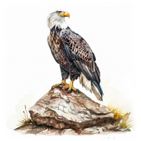 Статуэтки орлов