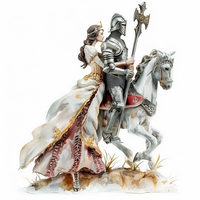 Статуэтки рыцарей