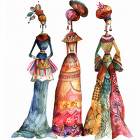 Африканские статуэтки