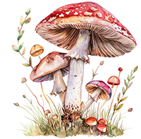 Фигурки - грибы