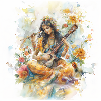 Статуэтки "Сарасвати"