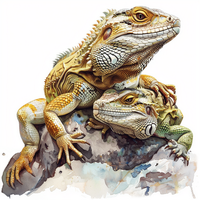 Статуэтки ящериц