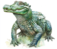 Статуэтки крокодилов