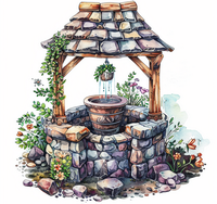 Декоративные колодцы