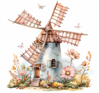 Декоративные мельницы