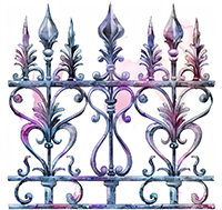Декоративные элементы для ограждений.