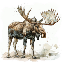 Статуэтки лосей