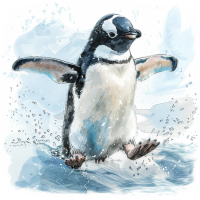 Статуэтки пингвинов