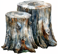 Фигурки - пни