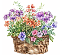 Плетеные кашпо